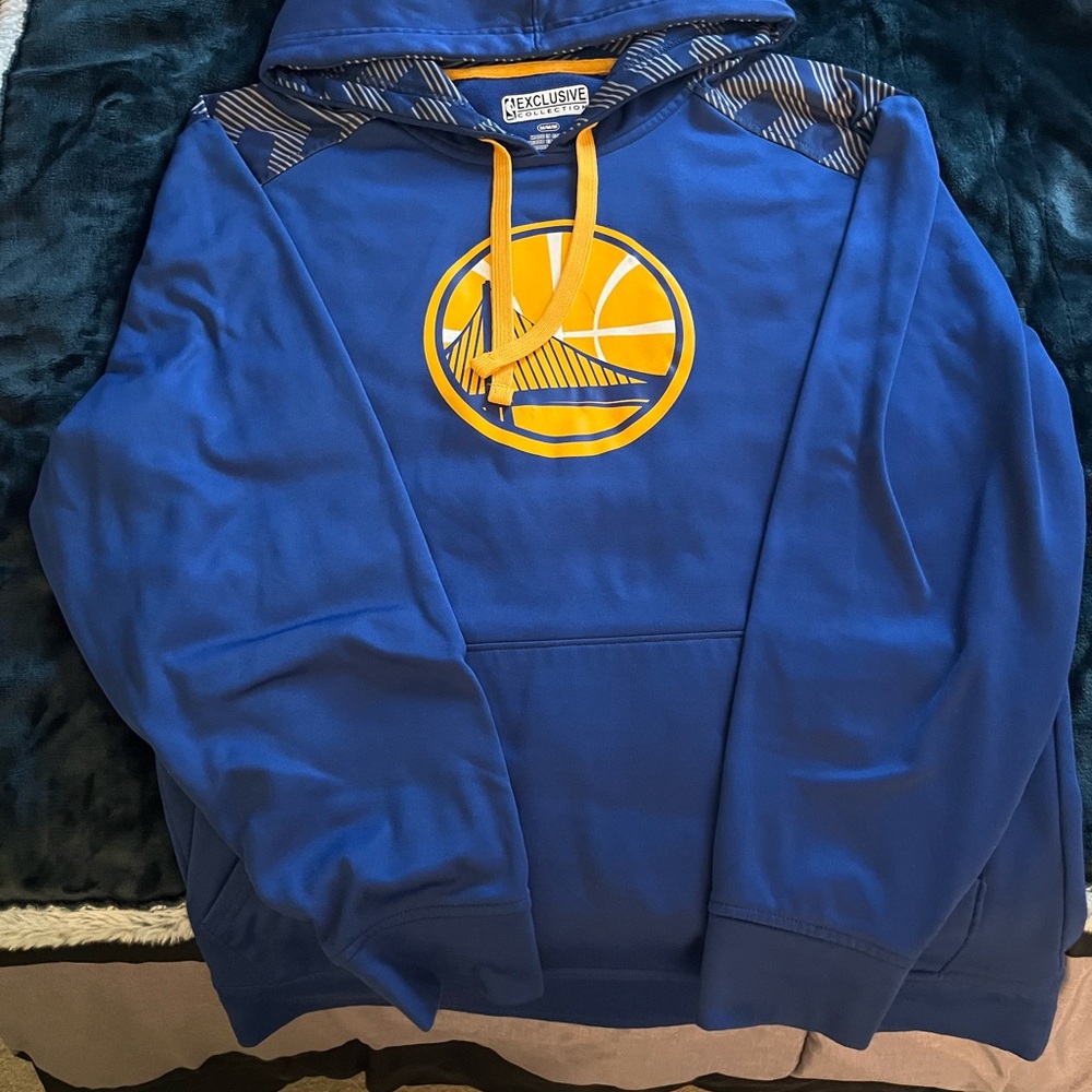 NBA Exclusive Collection Blue and Yellow Hoodie